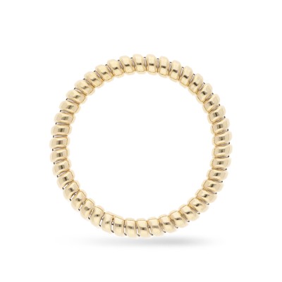 Tubogas Ring Grau Yellow Gold