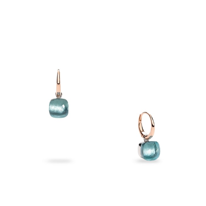 Pendientes Nudo Topacio azul