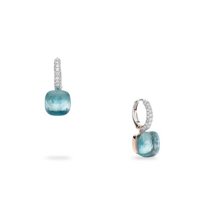 Earrings Nudo Topaz
