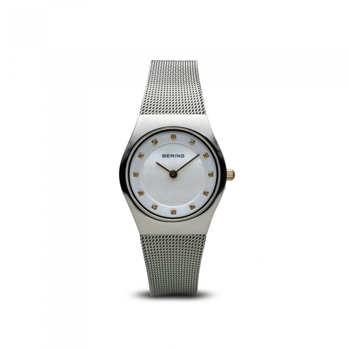 Rellotge Bering Classic plata raspallat