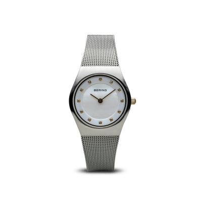 Rellotge Bering Classic plata raspallat