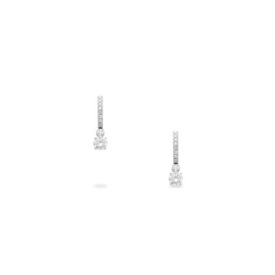 White Gold Diamond Earrings