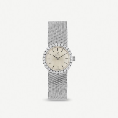 Omega Vintage en Or Blanc