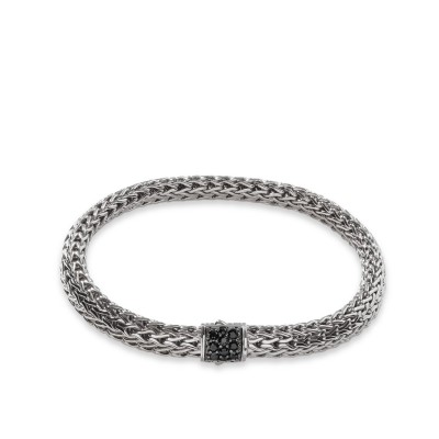 Brazalete Icono de Plata con Zafiro