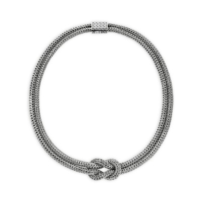 Love Knot Silver 5MM Necklace