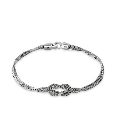 John Hardy Love Knot Bracelet - Sterling Silver