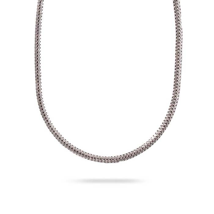 5MM Sterling Silver Icon Necklace