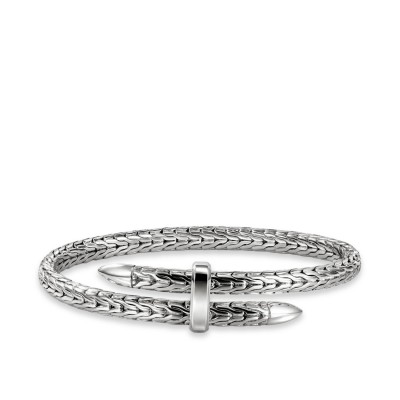 Spear Flex Sterling Silver Bracelet