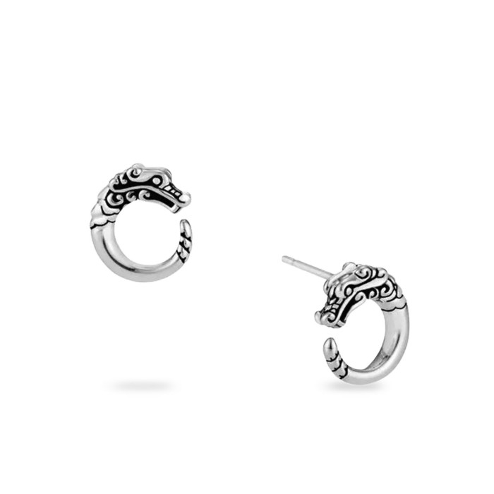 Pendientes John Hardy Legends Naga en Plata