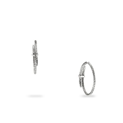Pendents Aro Spear amb Diamants Pavé (0.12CT)