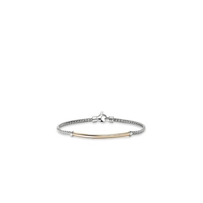 JH Essential Bracelet in 14k Gold & Sterling Silver