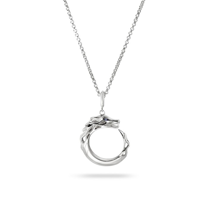Collar Naga de John Hardy – Plata de Llei i Safir