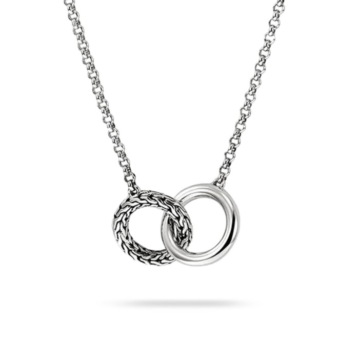 Collar Enlazado JH Essential, Plata Esterlina, 2MM