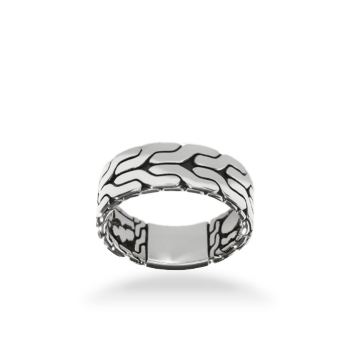 Anillo Classic Chain 8MM Plata