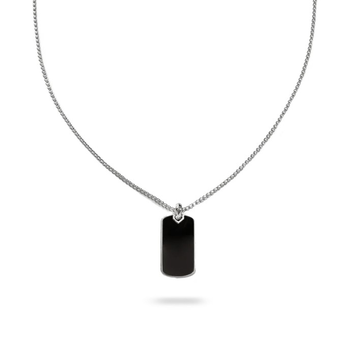 Collar de Cadena Box en Plata