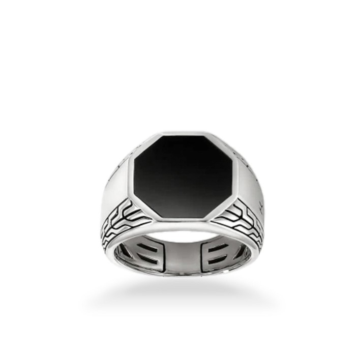 Anell Segell Octogonal de Plata
