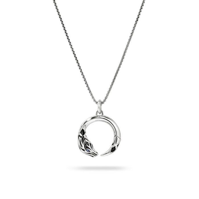 Collar Naga de John Hardy en Plata Esterlina y Zafiro Azul
