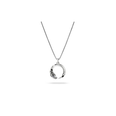 JH Naga Necklace in Sterling Silver & Blue Sapphire