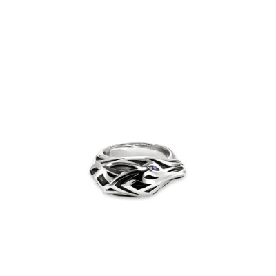 John Hardy Naga Ring with Blue Sapphires