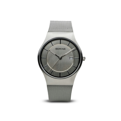 Bering Classic silver brushed watch