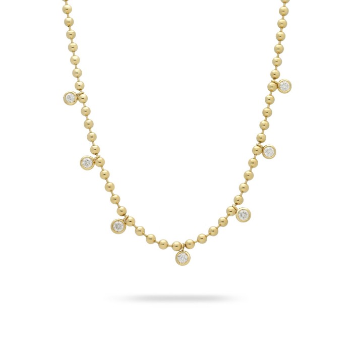 Bolllicini My Essence Yellow Gold and Diamonds Necklace
