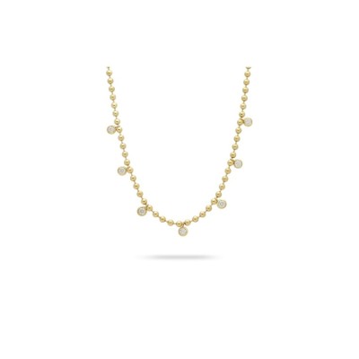 Bolllicini My Essence Yellow Gold and Diamonds Necklace