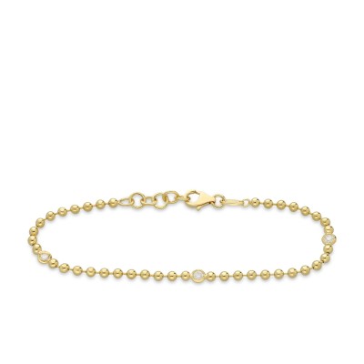 Bollicine My Essence Yellow Gold and Diamonds Bracelet