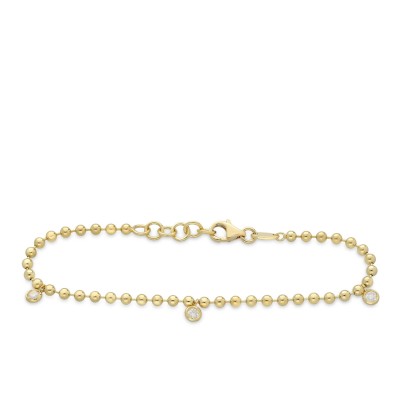 Bollicine My Essence Yellow Gold and Diamond Bracelet