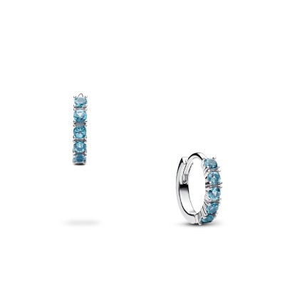 Pandora Silver Huggie Earrings