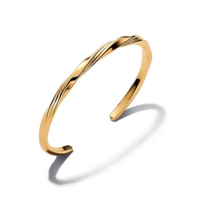Pandora Twisted Open Bangle Bracelet