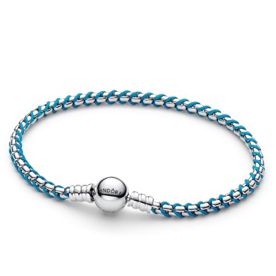 Pandora Moments Braided Silver Bracelet