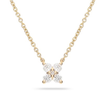 Flower Choker Yellow Gold & Diamond