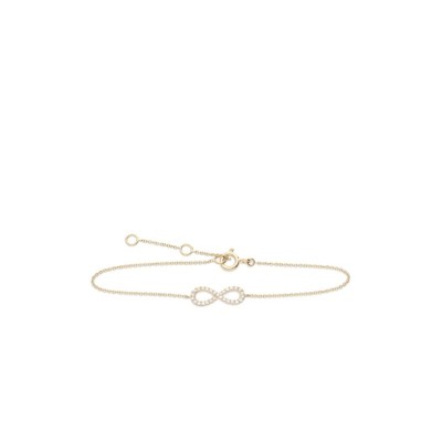 Polsera Grau Infinit Or Groc i Diamants