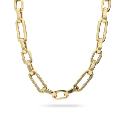 Collar Grau de Oro Amarillo de 45 cm
