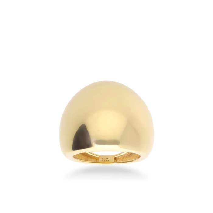 Anell Bombée d’Or Groc