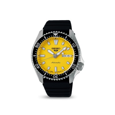 Seiko 5 Sports Automatic Yellow Dial Watch
