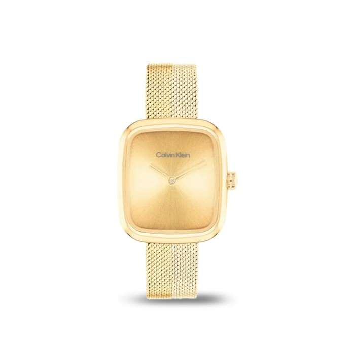 Calvin Klein Adore Watch Golden Dial