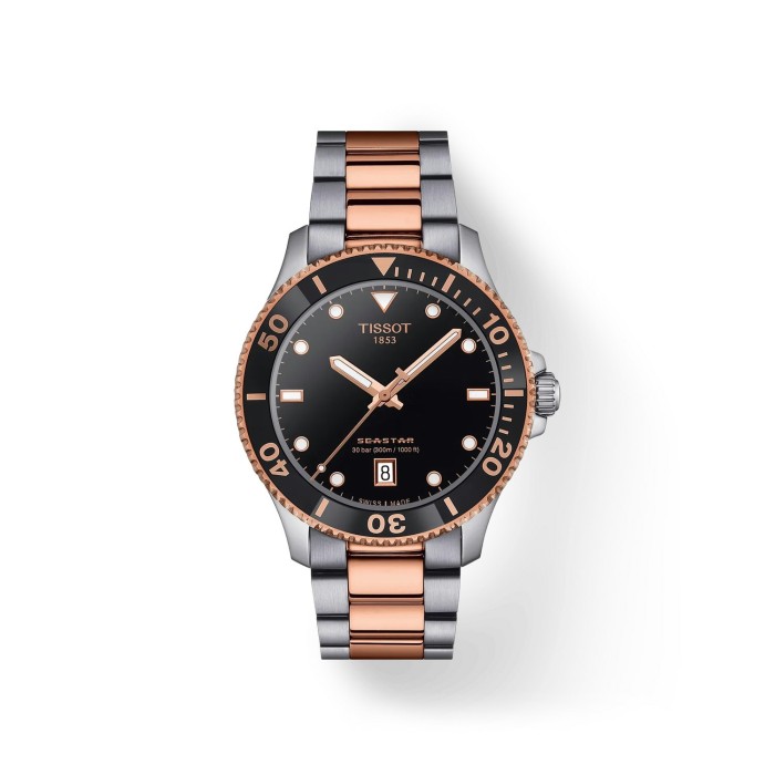 Reloj Tissot Seastar 1000 Quartz Esfera Negra