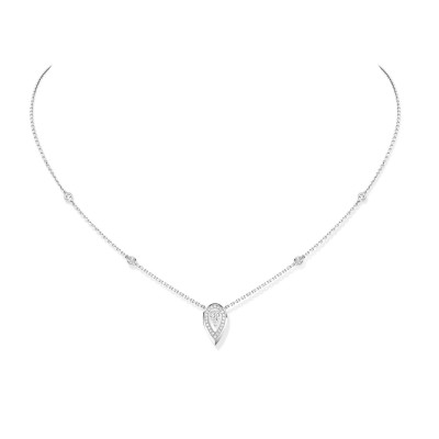 Collar Fiery de Messika en Oro Blanco con Diamante