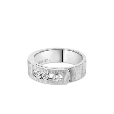 Anillo en Oro Blanco con Diamantes Messika Move Noa