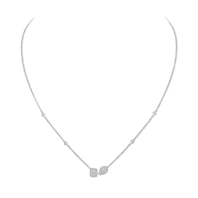 Collaret Messika My Twin d’Or Blanc amb Diamants