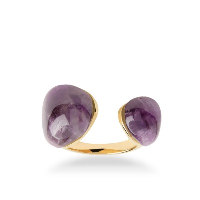 PdPaola’s Amethyst Gravity Ring