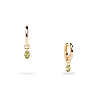 Pendientes Lily Pdpaola con Circonita Verde