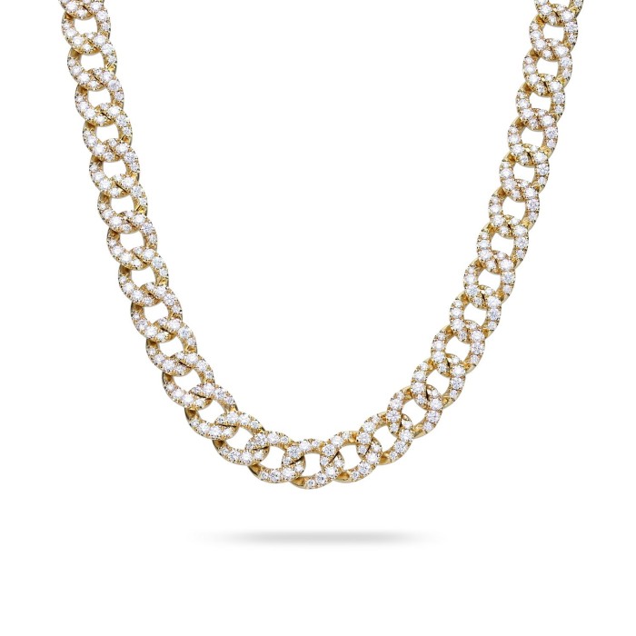 Gargantilla Barbada Grau d’Or Rosa amb Diamants