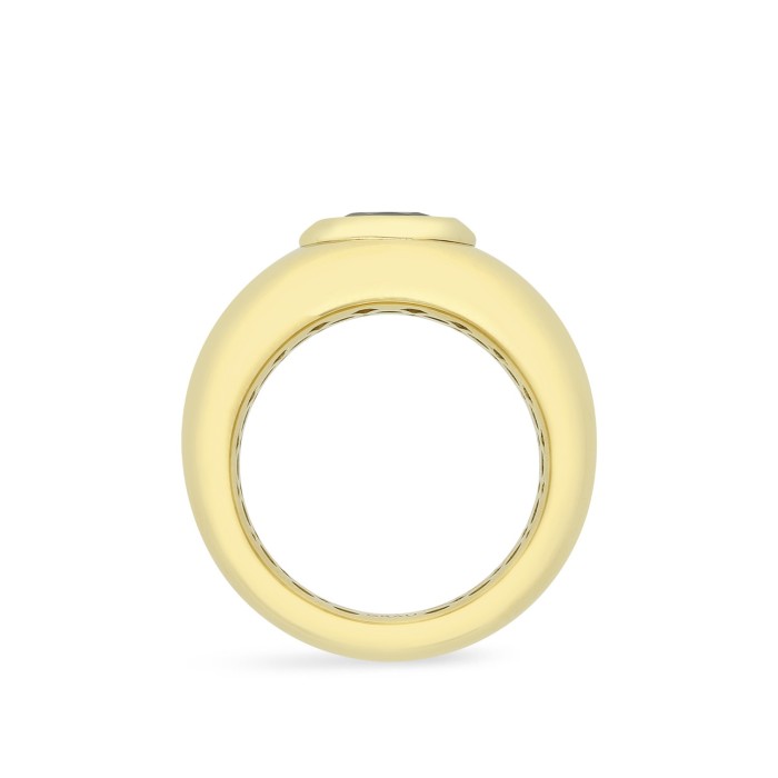 Grau Yellow Gold and Blue Sapphire Band Ring