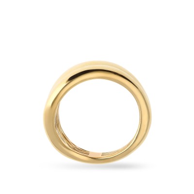 Anell d’Or Groc amb forma Ondulada