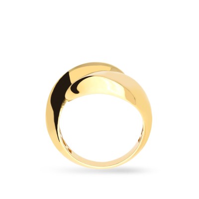 Anell d’Or Groc amb Disseny Bombat
