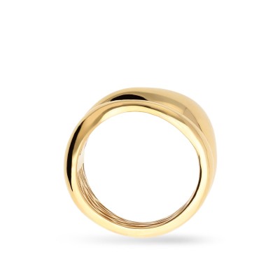 Anell Entrellaçat d’Or groc