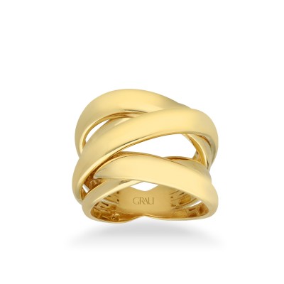 Anillo My Essence multi-hilos oro amarillo