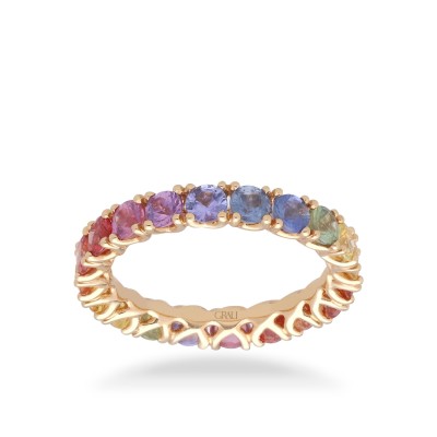 Grau Rainbow Full Ring